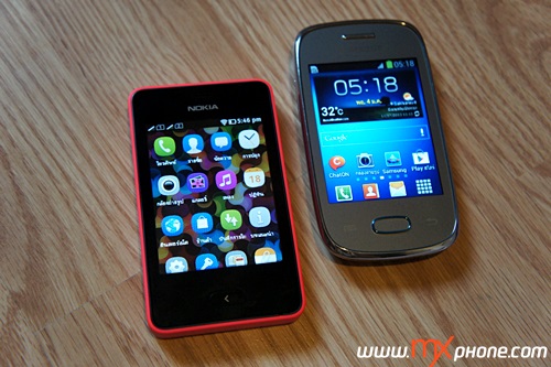 Nokia Asha 501, Samsung Galaxy Pocket Neo