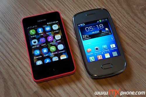 Nokia Asha 501, Samsung Galaxy Pocket Neo