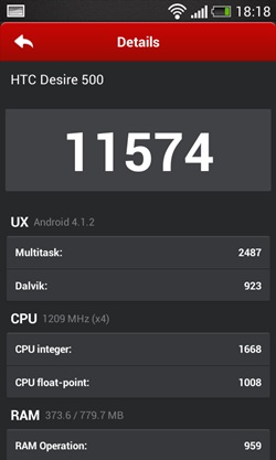 HTC Desire 500