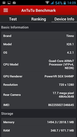 i-mobile IQ 9.1