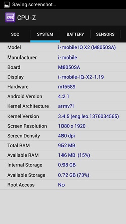 i-mobile IQ X2