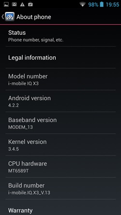 i-mobile IQ X3
