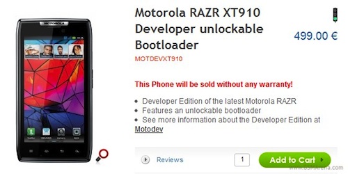 Motorola ออก Droid RAZR แบบเอาไปยำได้
