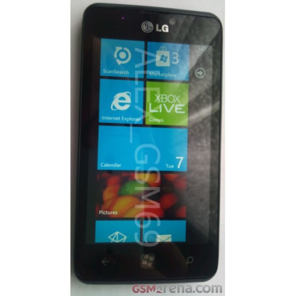 หลุดอีก LG Fantasy E740 มาพร้อม Windows Phone Mango