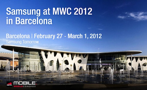 เรามาแน่ Samsung บุก MWC 2012 แน่นอน!!!