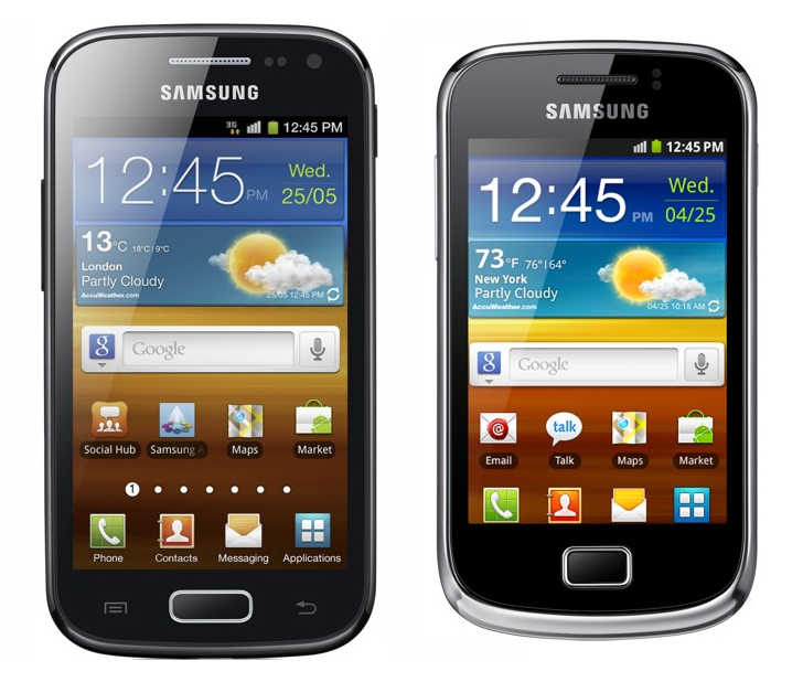 Samsung เปิดตัวสมาร์ทโฟน 2 รุ่นใหม่ Galaxy Ace 2 แรงระดับ Dual-Core และ Galaxy Mini 2