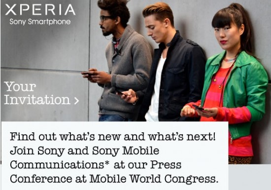 Sony ร่อนบัตรเชิญสื่อ อุบทีเด็ด Xperia Phone รุ่นใหม่เจอกันใน MWC แน่นอน