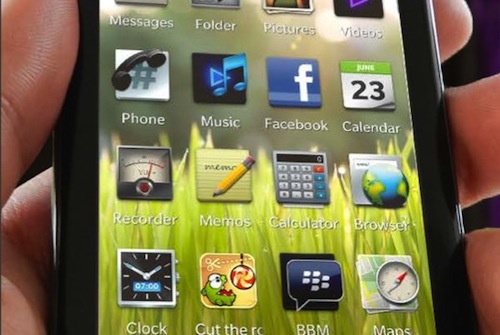 นี่หรือ? หน้าตาเมนู BlackBerry 10