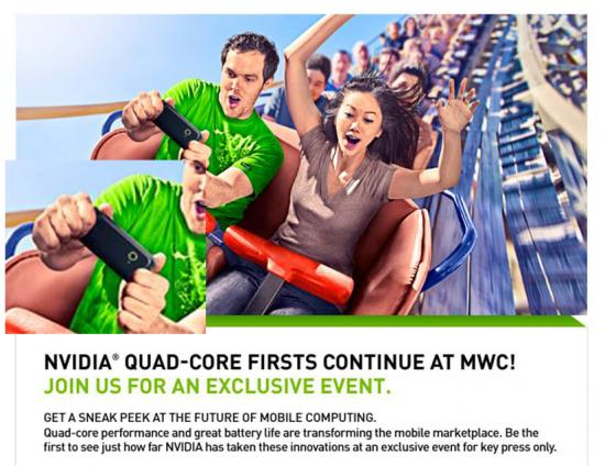 เตรียมพบกับสมาร์ทโฟนชิปเซ็ต Nvidia Tegra 3 Quad-Core ในงาน MWC