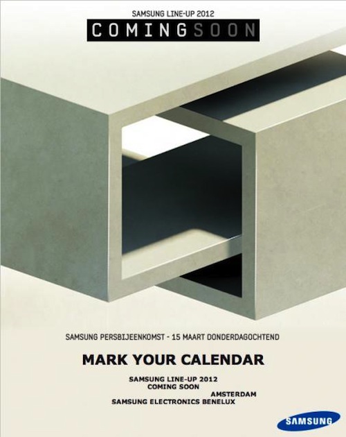 15 มีนาคมนี้ ของเด็ดจาก Samsung ประจำปี 2012 คือ?