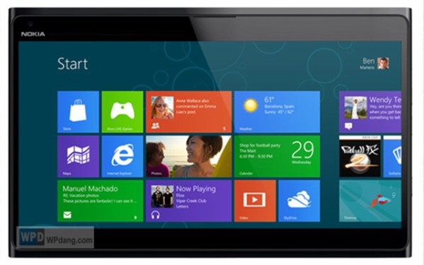 นี่หรือคือรูปร่างของนาง Lumia Tablet ???