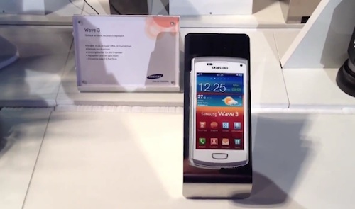 Samsung Wave 3 แบบขาวหมวย…กำลังจะมา