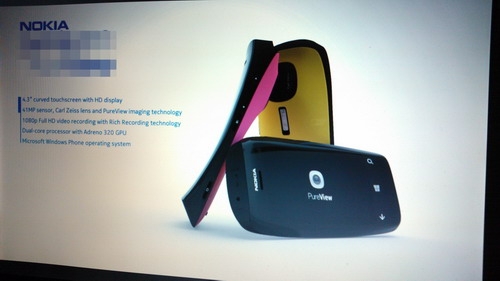 โฉมแรกของ Nokia Lumia PureView พร้อมสเปคอันสุดล้ำ