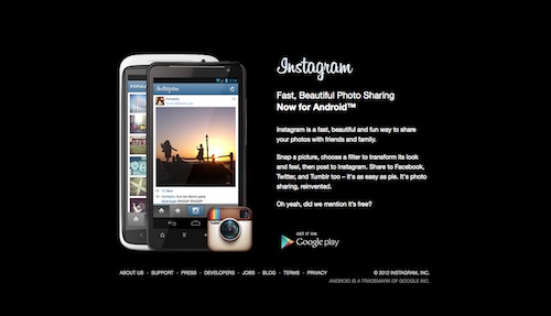 มาแล้ว มาจริง Instagram for Android