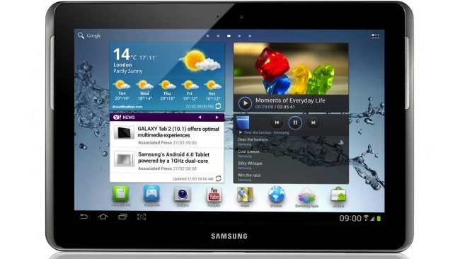 ติดโรคเลื่อน Samsung Galaxy Tab 2 เลื่อนจำหน่ายเป็นปลายเดือนเมษายน