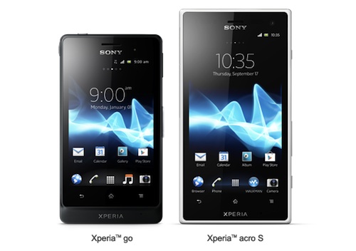 Sony เปิดตัว Xperia arco S และ Xperia go พี่น้องเกิดมาลุย!!!