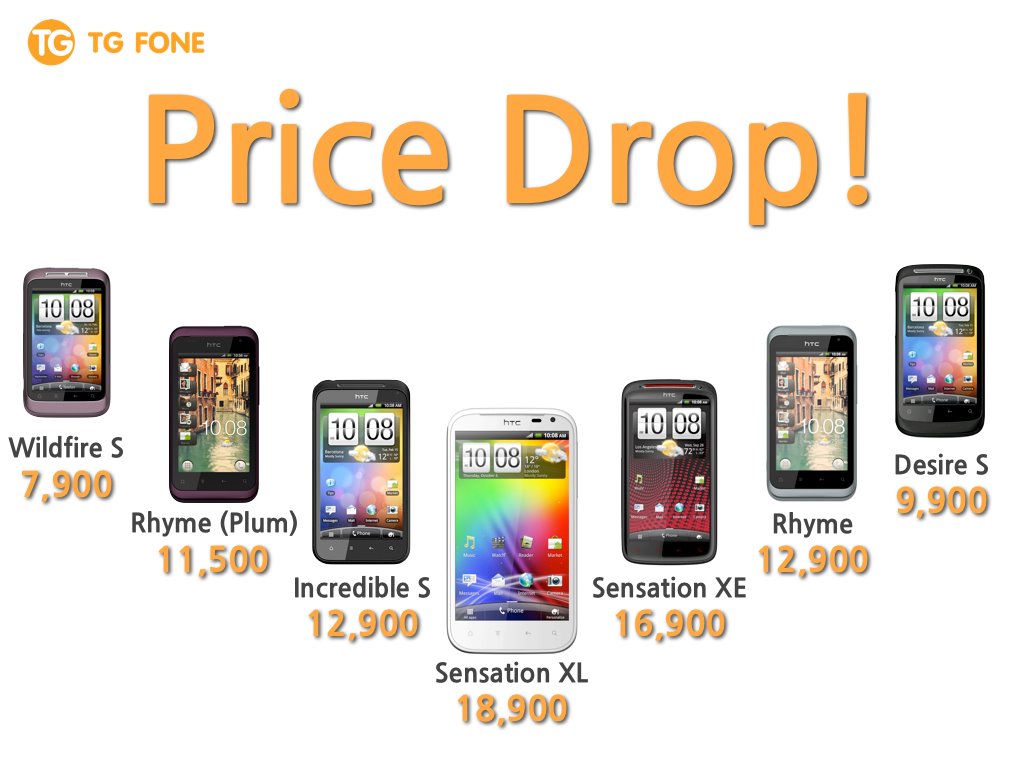 ชุดใหญ่! HTC ลดยกเซ็ตทุกรุ่นที่วางขาย ยกเว้น One Series
