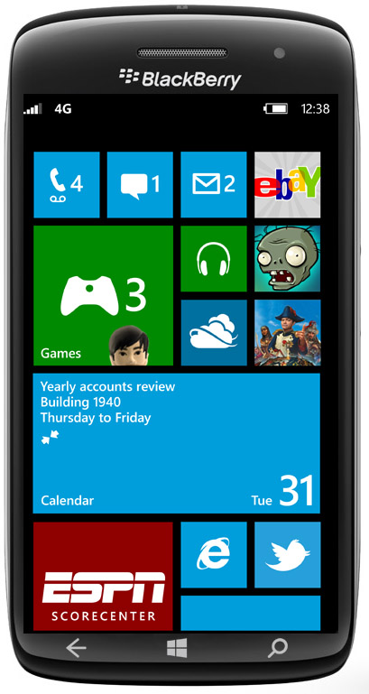 หรือว่า RIM จะนำ Windows Phone มาใช้งานบนเครื่อง BlackBerry ??