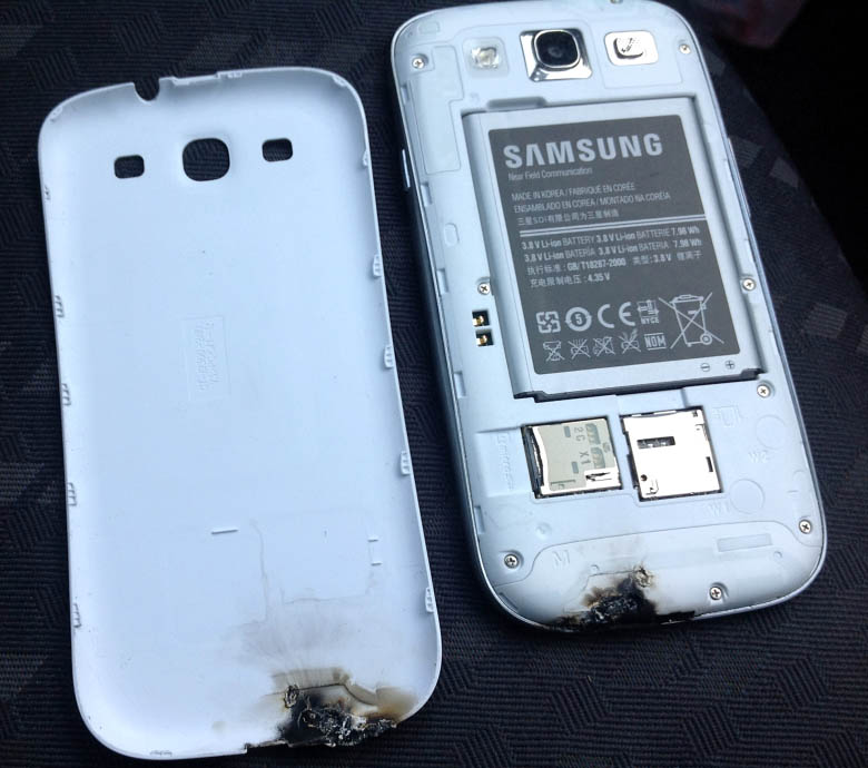 Samsung Galaxy S III ระเบิด! ทาง Samsung กำลังหาสาเหตุ