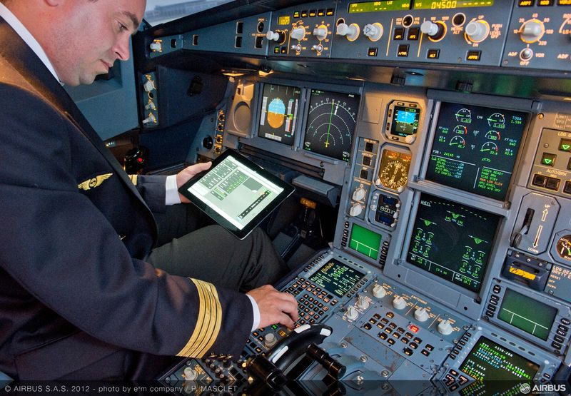 iPad บินสูง Airbus เตรียมใช้ช่วยขับเครื่องบิน