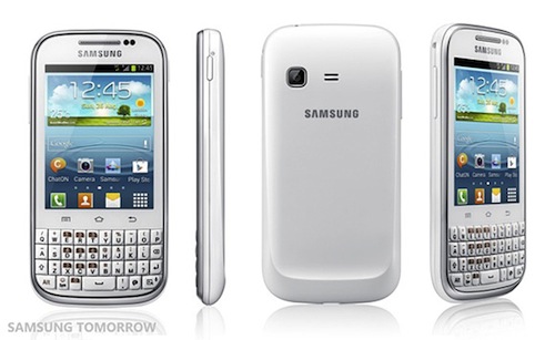 Samsung Galaxy Chat นี่คือ Android ICS ราคาเบา เอาใจคนชอบพิมพ์