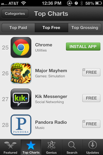 iOS6 จัดให้ไม่ต้องใส่ Password สำหรับโหลดหรืออัพเดท App Free แล้ว!