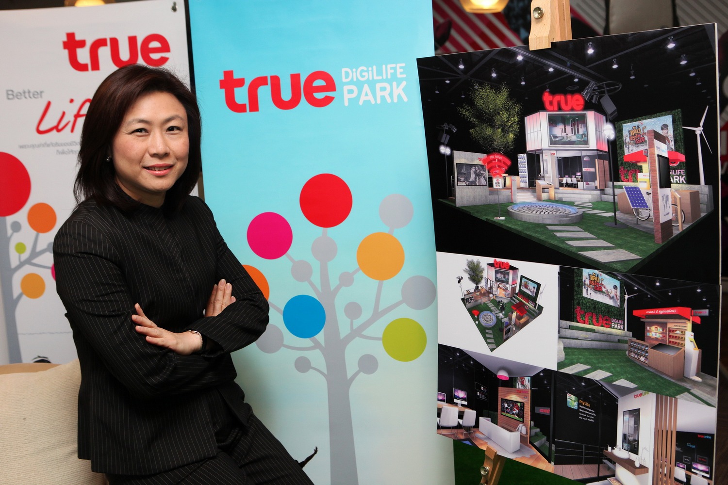 ทรู เผยนวัตกรรมสุดล้ำ 4G & Beyond ชูคอนเซ็ปต์ True DigiLife Park  ในงาน Bangkok International ICT Expo 2012