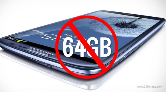 Samsung ยกเลิกการขาย Galaxy S III รุ่น 64GB ???