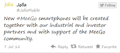 MeeGo ฟื้นจากหลุม… เกิดใหม่ในชื่อ Jolla