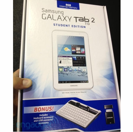 น่าเอามาให้เด็กใช้ Samsung เตรียมวางขาย Galaxy Tab 2 7.0 เวอร์ชั่นสำหรับนักเรียนที่ US เร็วๆนี้
