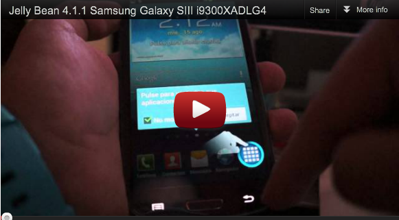 หลุด Official ROM Jelly Bean ของ Samsung Galaxy S III I9300 พร้อมวีดีโอคร่าวๆ