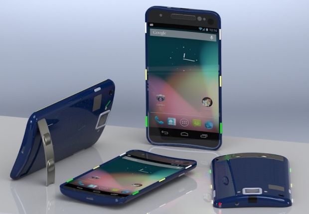 โผล่ Concept phone รูปร่างโค้ง “Nexus D” ผลจากจอยืดหยุ่น ?