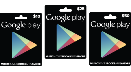Google เปิดตัว Google Play Gift Card แล้ว เป็นไปตามคาด