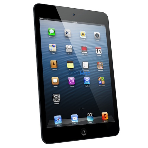 ภาพ iPad Mini จากคำบอกเล่าของข่าวลือ