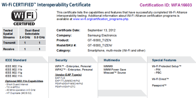 หรือว่า Samsung จะมี Galaxy S III ใหม่! แต่ OS เป็น Tizen