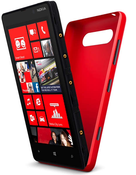 ฝาหลัง 4 แบบ 4 สไตล์คุณสมบัติเด่นของ Nokia Lumia 820