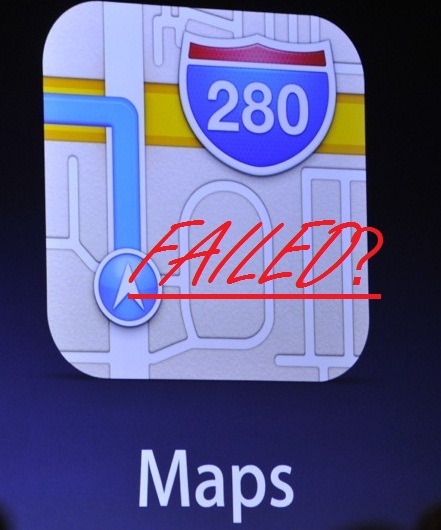 ก้าวแรกที่ตะกุกตะกักของ Apple Maps บน iOS6