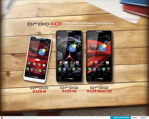 Motorola เปิดตัวครอบครัว RAZR “ใหญ่ เร็ว แรง อึด”