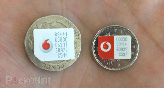 ยืนยันภาพชัดๆ ของ nano SIM เล็กลงอีก 40%