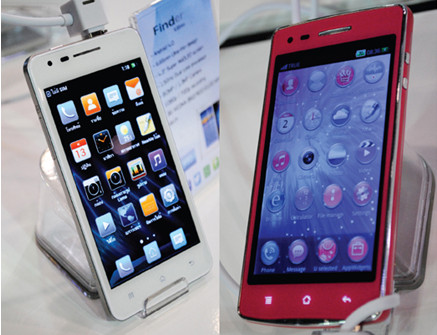 OPPO เปิดตัว Finder สีขาว บางเหนือจินตนาการ และ Gemini Plus  ในงาน Thailand Mobile Expo 2012