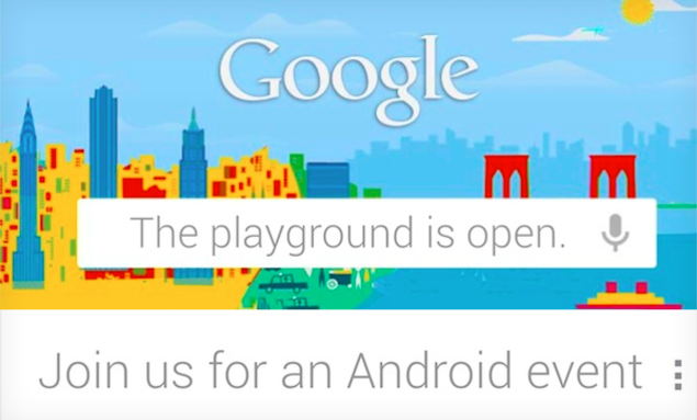 Google ออกบัตรเชิญสื่อชุมนุมวันที่ 29 ตุลาคม