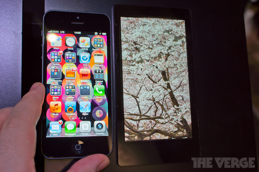 Sharp เปิดสายการผลิตหน้าจอ 5 นิ้วความละเอียด 1080p เต็มรูปแบบ