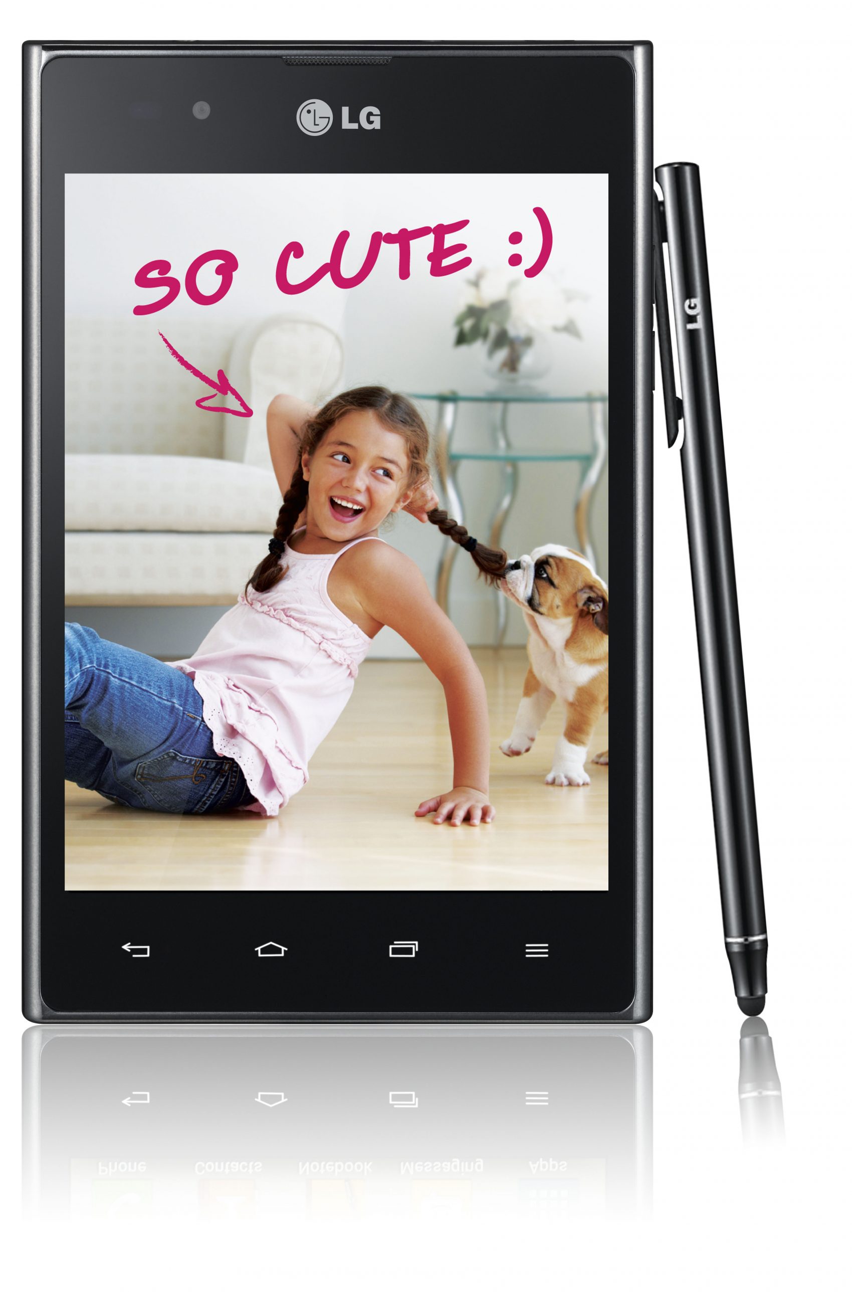 LG Optimus Vu สมาร์ทโฟนระดับพรีเมี่ยมดีไซน์หน้าจอขนาด 5 นิ้ว