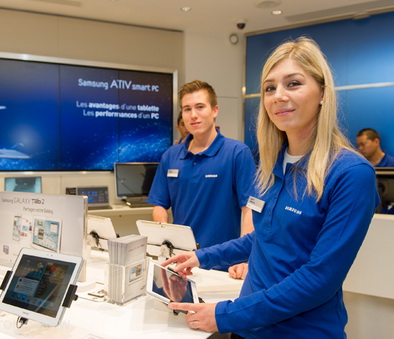 Samsung Mobile Store เปิดร้านค้าขายปลีกแห่งแรกในฝรั่งเศส