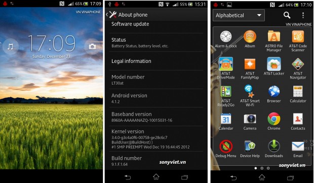 หลุดหน้าตาใหม่ของ Sony TimeScape UI 2013 พร้อม Android 4.1