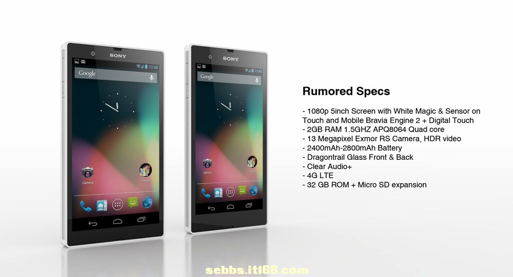 ต้องใช้จินตนาการ… ถ้านี่คือหน้าตาของ XPERIA Yuga และ XPERIA Odin