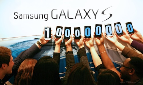 Samsung Galaxy S ทั้งหมด ผ่านหลัก 100 ล้านเครื่อง