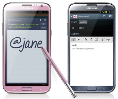 Samsung เปิดตัว Galaxy Note 2 สีชมพูอย่างเป็นทางการแล้ว