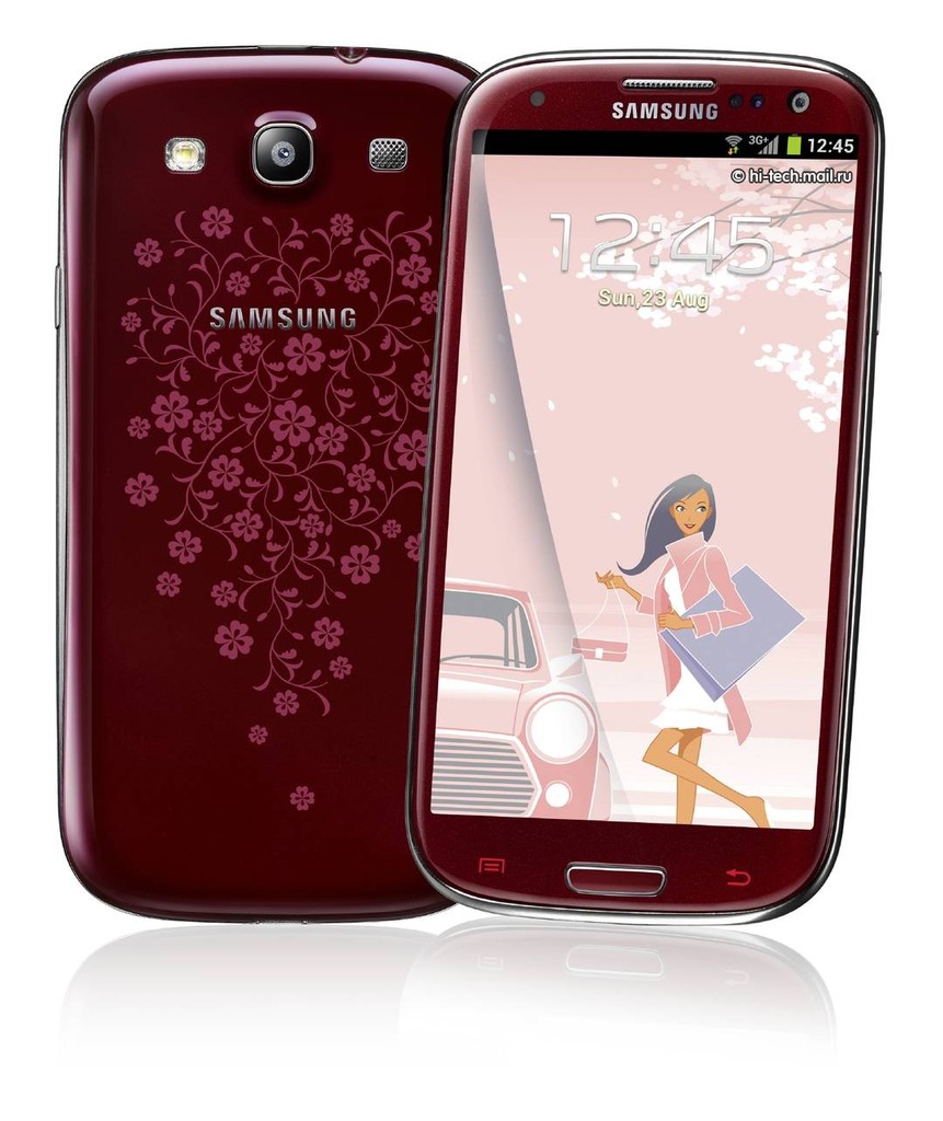 เผยภาพแรกของ Samsung Galaxy S3 La Fleur Edition