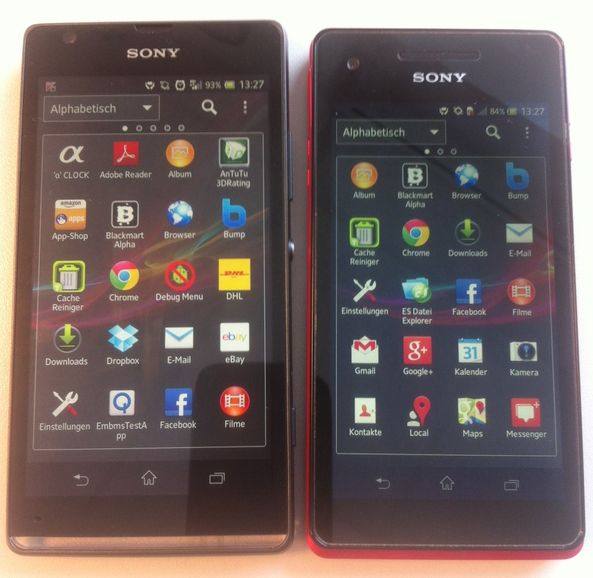 หลุด… รูปเปรียบเทียบขนาดเครื่องจริงของ XPERIA SP
